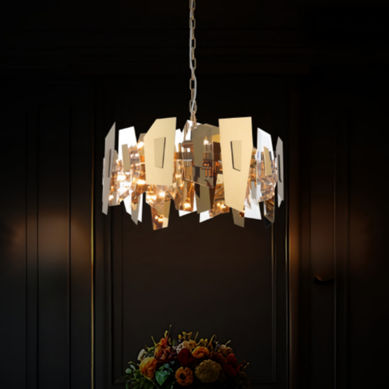 Titanium Gold With Clear Glass